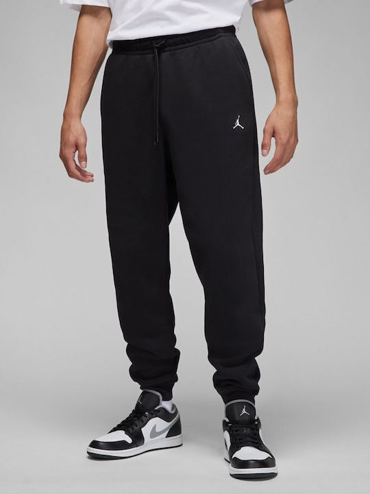 Jordan Essential Παντελόνι Φόρμας με Λάστιχο Fleece Μαύρο