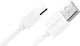 GoGEN Regular USB 2.0 to micro USB Cable Λευκό 2m (MICUSB200MM11)