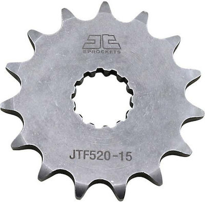 JT Sprockets Vorderes Ritzel 15 Zähne für Suzuki DL 650 V-STROM 04-16 / GSF 650 Bandit 07-11 / SV 650S 99-11