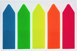 Officepoint Pointy 12 x 45mm 5 χρωμάτων (4x25 Φύλλα) Σελιδοδείκτης Αυτοκόλλητο