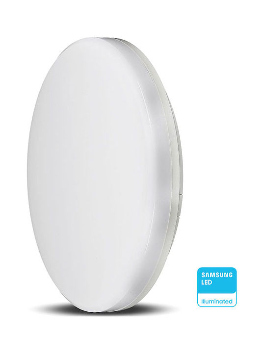 V-TAC Outdoor Ceiling Flush Mount with Integrated LED in White Color 2113889