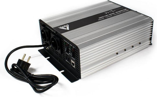 Azo Digital Invertor Auto 2000W pentru 12V DC cu 2xUSB