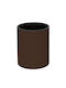 Pam & Co Office Metal Waste Bin 6lt Brown 20x20x24cm