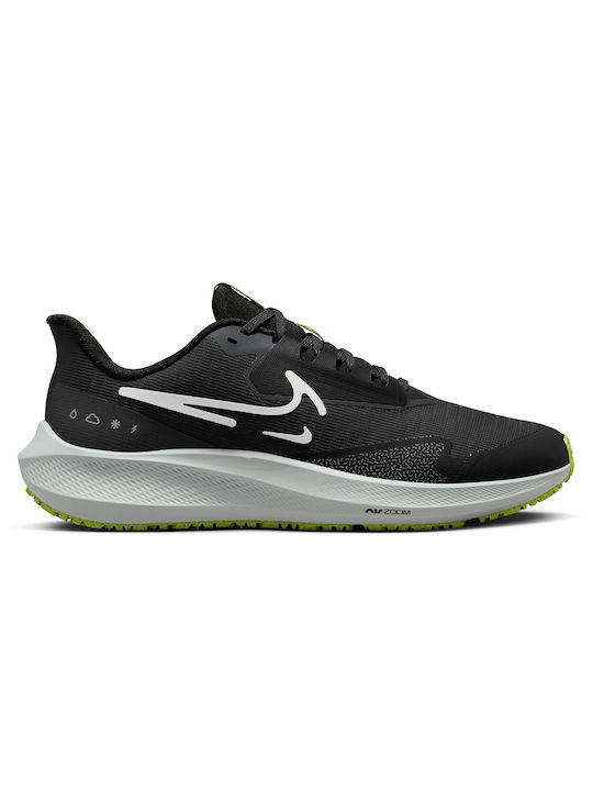 Nike Air Zoom Pegasus 39 Shield Ανδρικά Αθλητικά Παπούτσια Running Μαύρα