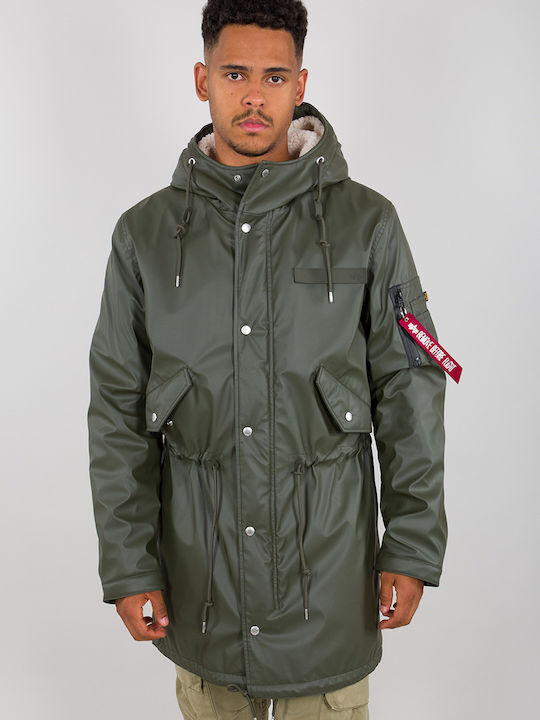 Winter Jacket Waterproof Khaki