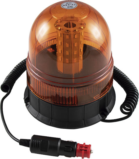 JBM Far Auto LED 12 / 24V Impermeabil cu Portocaliu Iluminare