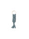 Key chain Macrame Diamond - Blue