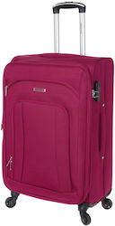 Diplomat Среден куфар за пътуване с височина 68см в Червен цвят
