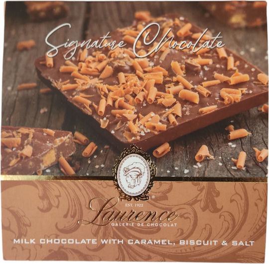 Laurence - Galerie de Chocolat Signature Chocolate Milk Caramel Biscuit Biscuit with Salt 100gr