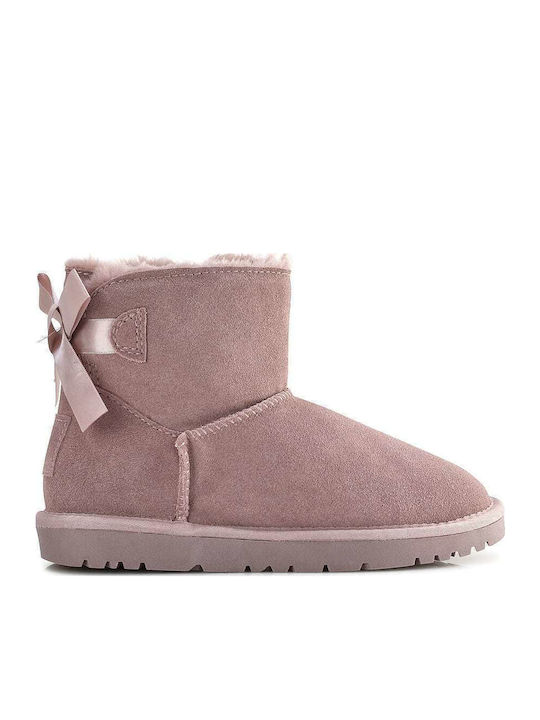 Kelara Suede Γυναικεία Μποτάκια Αστραγάλου με Γ...