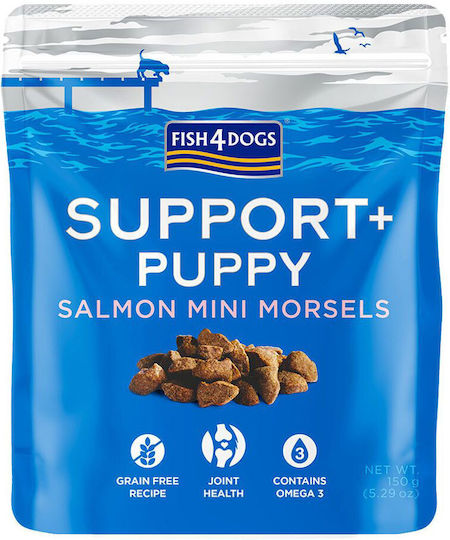 Fish4Dogs Support+ Salmon Morsels Gustare pentru câini sub formă de pastile
