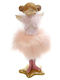 Espiel Christmas Figure Cherub Pink Height 23cm