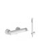 Teorema Lab Mixing Bathtub Shower Faucet Complete Set White
