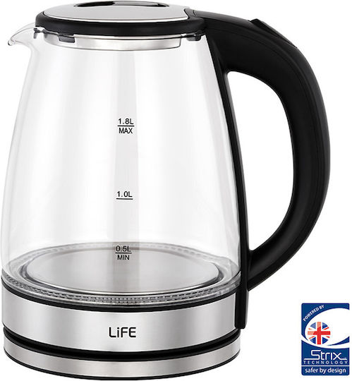 Life Crystal Kettle 2200W White - Main Image