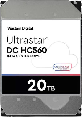 Western Digital Ultrastar DC HC560 SE 20TB HDD Hard Drive 3.5" SATA III 7200rpm with 512MB Cache for NAS / Server