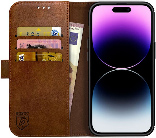 Rosso Element Wallet Δερματίνης Καφέ (iPhone 14 Pro)