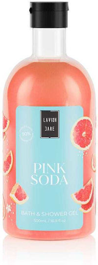 Lavish Care Pink Soda Bubble Bath in Gel with Glycerin & Citrus Fruit Scent 500ml