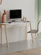 Birou Luton Din Lemn Gri / Alb 120x60x75 cm