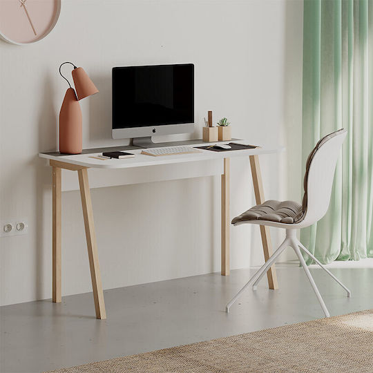 Desk Luton 120x60x75cm Gray / White