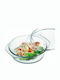 Simax Oală Rotundă de Sticlă cu Capac de Sticlă 27x27cm 1buc