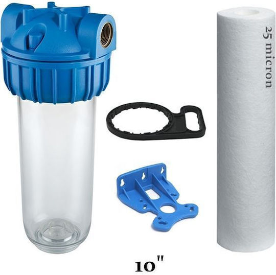 Atlas Filtri Central Supply Water Filter System 3P Senior Plus AFO SX , 3/4'' Inlet/Outlet, with 10" Replacement Filter Atlas Filtri CPP 110 SX 25mcr 802164715715711