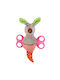 Rosewood Little Nippers Rascal Roo Λούτρινο Παιχνίδι για Κουτάβι Small Ροζ 1τμχ