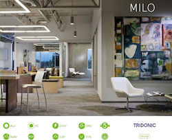 Aca Milo Commercial Linear LED Ceiling Light 27W IP20 100cm Aca Milo Commercial Linear LED Ceiling Light 27W IP20 100cm