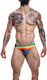 Cut4Men Low Rise Brief Herren Sexy Slip Rainbow