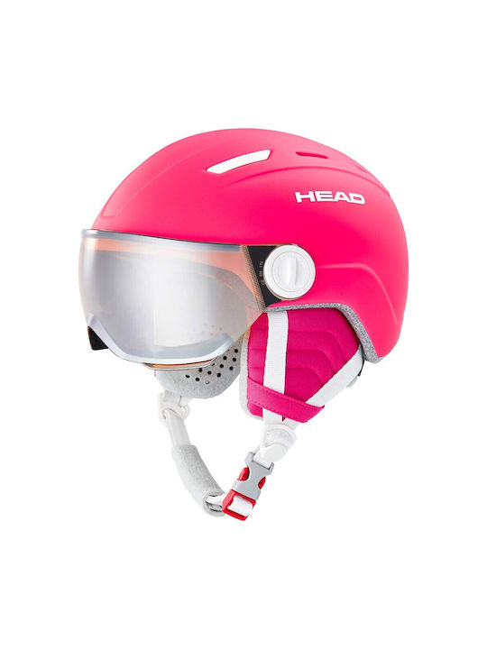 Head Maja Visor Kinder Ski & Snowboard Helm in Rosa Farbe