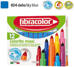 Fibracolor Colorito Maxi 6mm Σετ 12τμχ Fibracolor Colorito Maxi 6mm Σετ 12τμχ