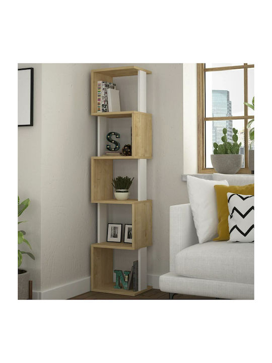 Bookcase Raymond White 35x30x161cm