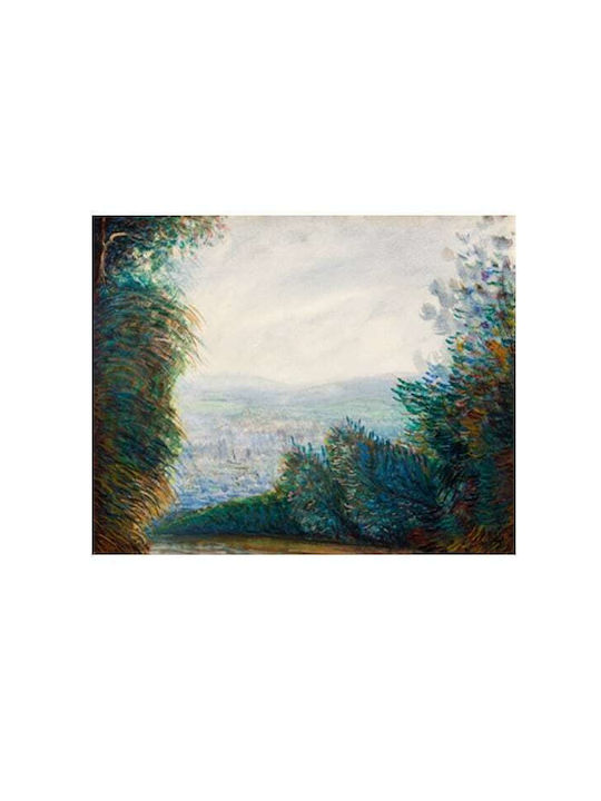 Poster Auguste Renoir - Valea Auvers pe râul Oise (după 1884) - 30cm x 40cm - Semigloss 200gr