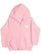 Kids Sweatshirt Cardigan Cotton with Hood Pink