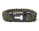 Survival Survival Bracelet 25cm Green