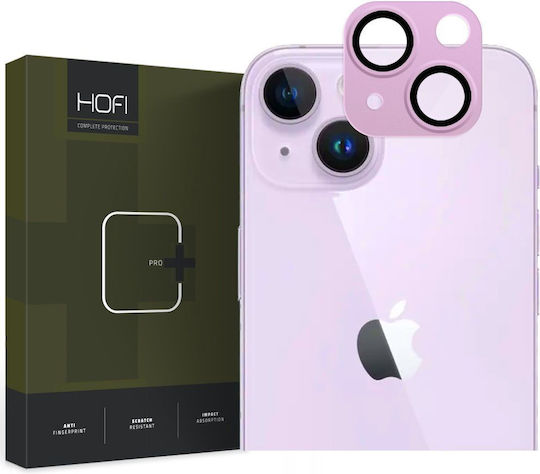 Hofi Cam PRO+ Προστασία Κάμερας Tempered Glass Διάφανο / Μωβ για το iPhone 14 / 14 Plus