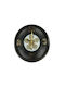 Aria Trade Antique Wall Clock Metallic Black Ø61cm