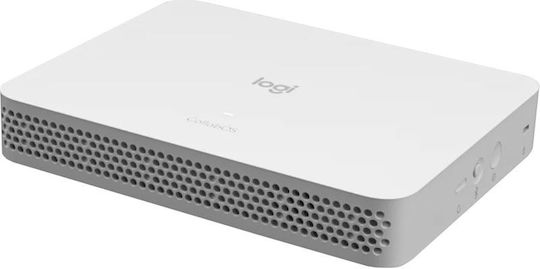 Logitech Meeting Room Controller Συνεδριακού Συστήματος Roommate Off White Συμβατό με Microsoft Teams
