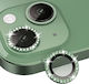 Diamond Camera Protection Tempered Glass Green for the iPhone 13 Mini