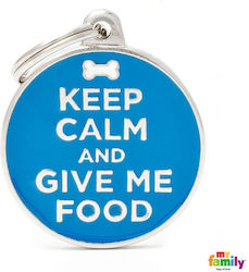 My Family Charms Keep Food Hundemarke Blau 3.93x3.17cm FTMFCH17KEFO