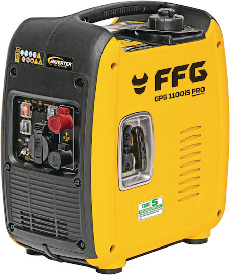 FFG GPG 1100iS PRO Silent Generator Suitcase Inverter Gasoline Four-stroke with Handle and Maximum Power 1.1kVA