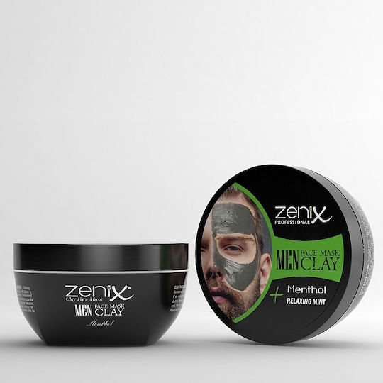 Zenix Men Μάσκα Ομορφιάς Προσώπου για Καθαρισμό Με Άργιλο 350gr
