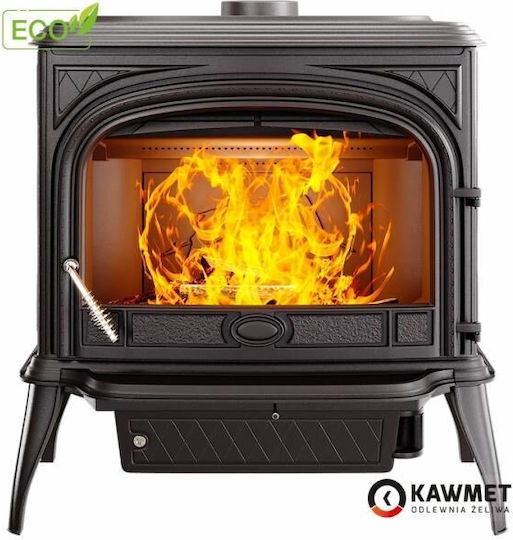 Kawmet Premium Nika S5 Eco Fontă Soba pe lemne 11.3kW Negru