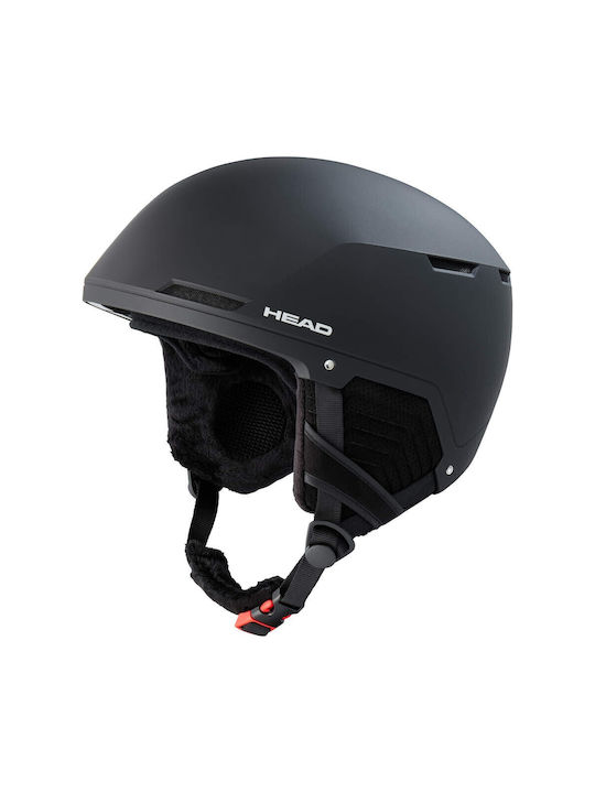 Head Compact Pro Каска за Ски и Сноуборд в Черен Цвят