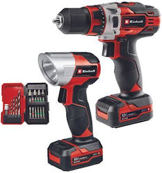 Einhell TE-CD 12/1 Li +22+CL Battery Powered Tool Set Drill Driver & Lens