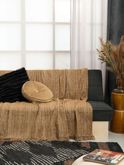 Palamaiki Basil Sofa Throw Chenille 180x250cm Brown
