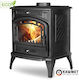 Kawmet P7 Eco Μαντεμένια Ξυλόσομπα 9.3kW Μαύρη