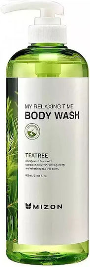 Mizon My Relaxing Time Αφρόλουτρο σε Gel με Tea Tree & Άρωμα Tea Tree 800ml