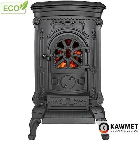 Kawmet P9 Eco Μαντεμένια Ξυλόσομπα 8kW Μαύρη