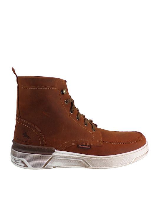 Leder Herrenstiefel Tabac Braun