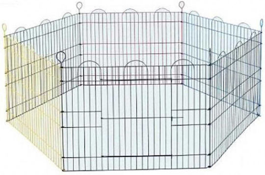 Ikaros Park Dog Hexagon Multicolor made of Metal 91 x 91 x 61cm